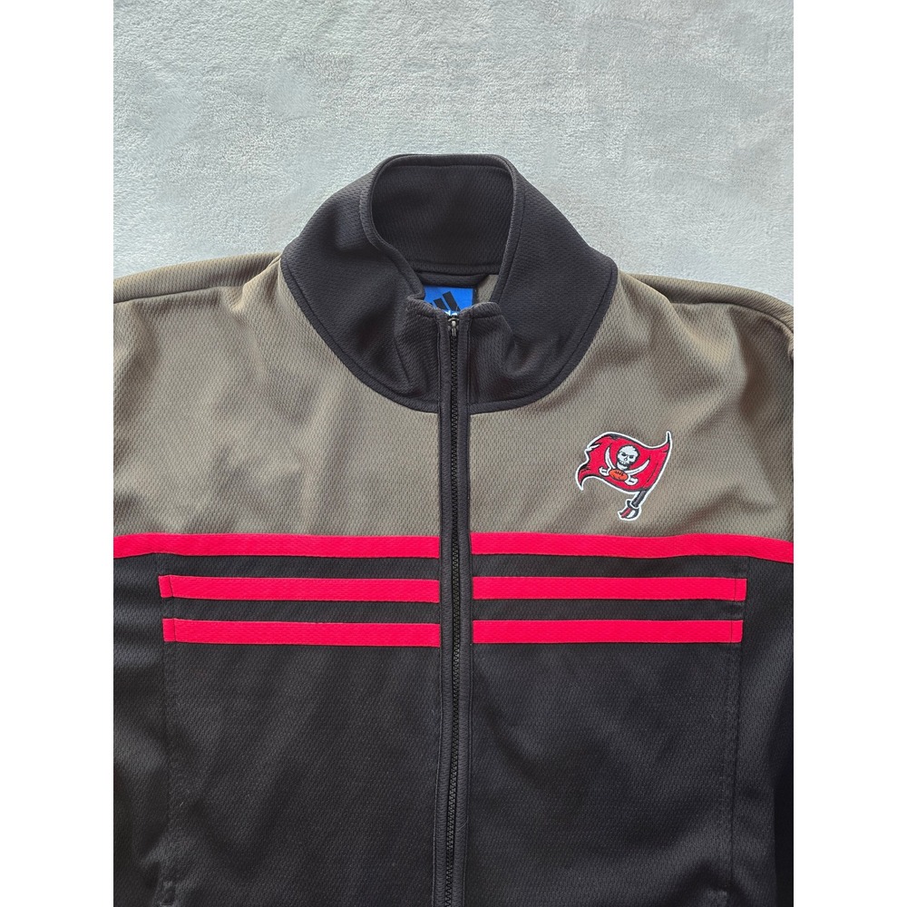 Tampa Bay Buccaneers Track Jacket Mens XL Adidas Team Full Zip NFL *Read